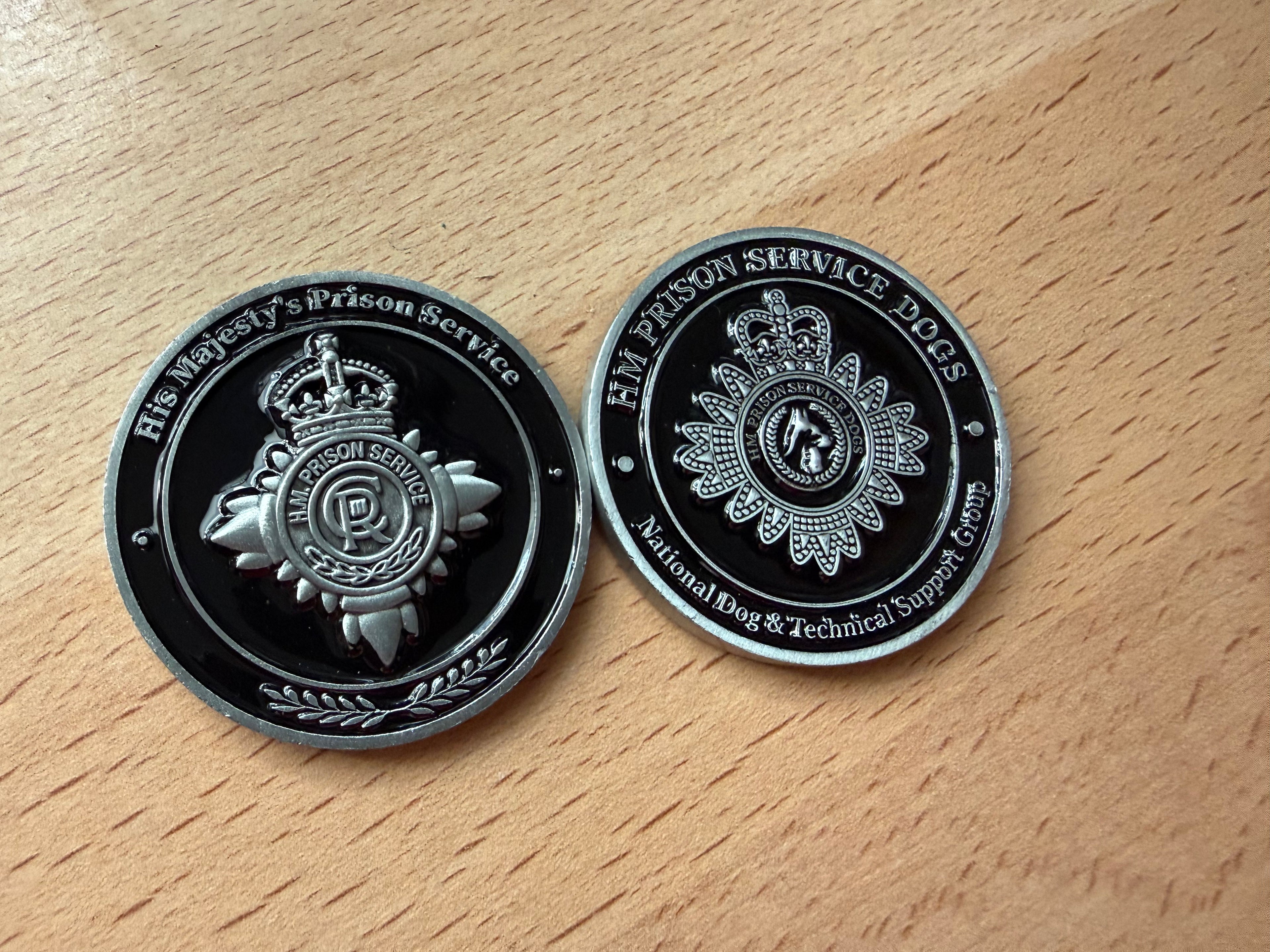 HM Prison Service × NDTSG Challenge Coin